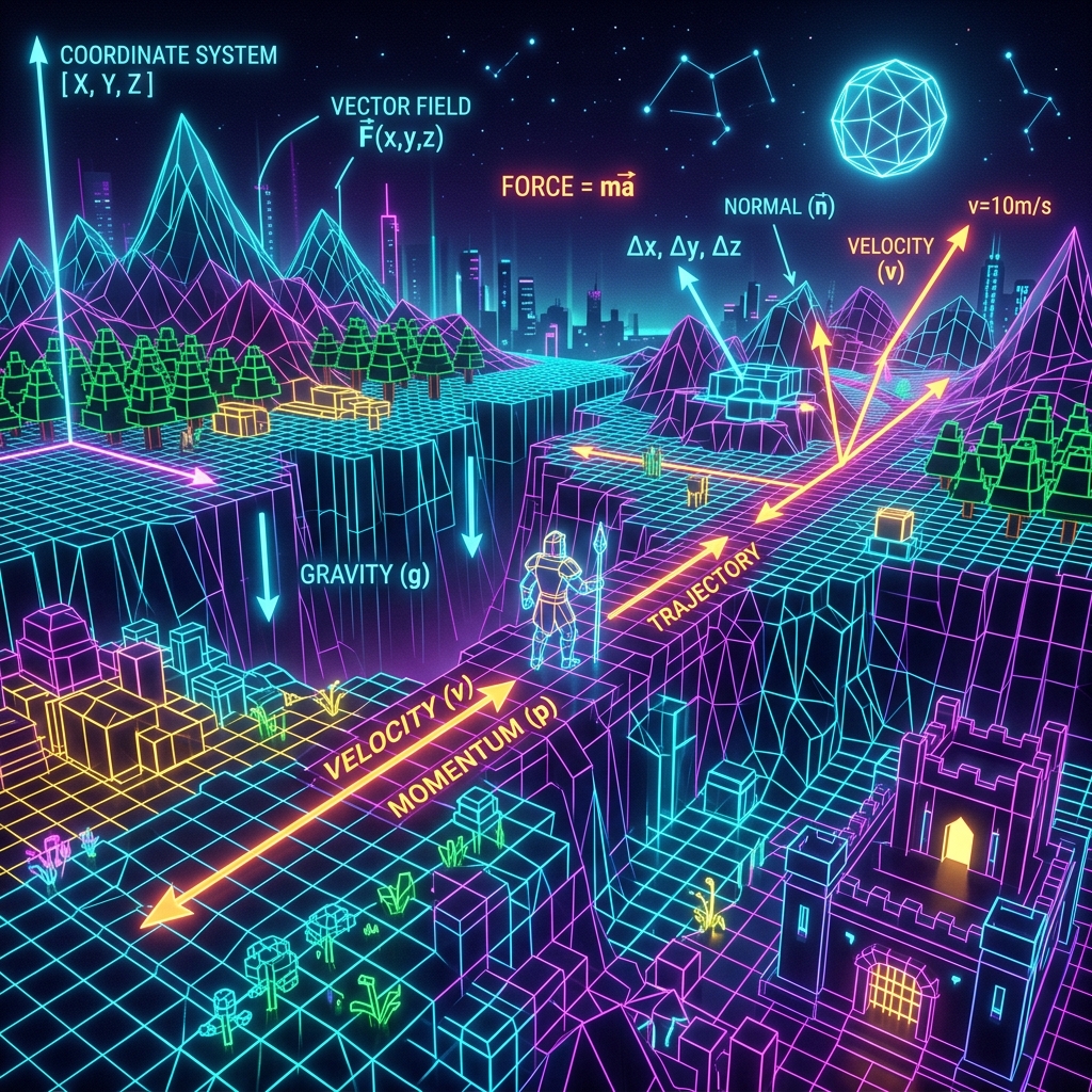 Modélisation 3D et vecteurs